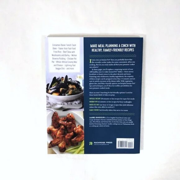 Cookbook, Laurel Randolph The Instant Pot Electric Pressure Cooker Cook Book - Picture 3 of 3